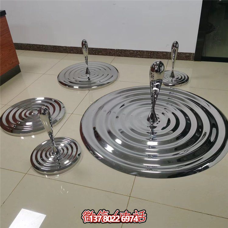 不銹鋼景觀雕塑為您的廣場、園林增添美麗的景觀