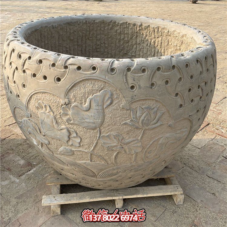 青石古意水缸，讓你融入古典世界