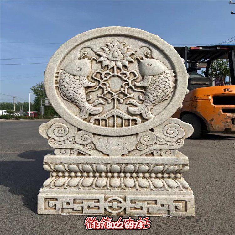 經典韻味，精致宮廷漢白玉園林別墅裝飾擺件