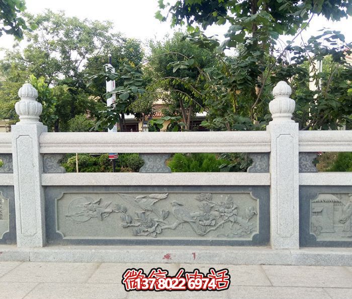 精美石欄系列，搭配園林花園，提升圍欄美感