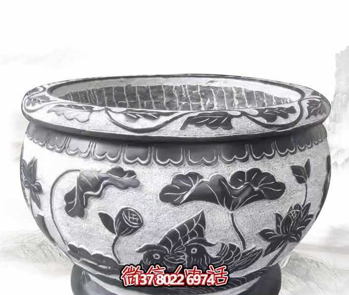 傾情精雕，高端戶外景觀缸雕塑