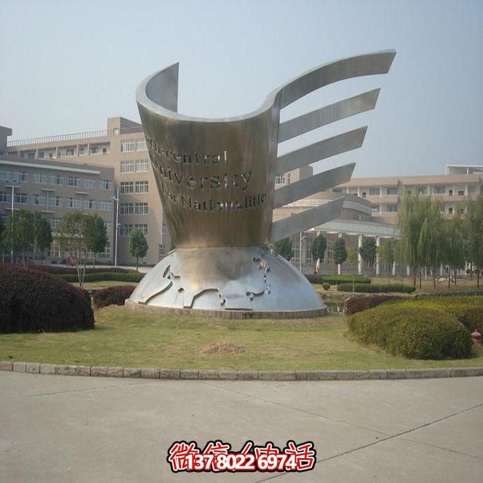不銹鋼創(chuàng)意景觀擺件，點(diǎn)綴城市公園戶(hù)外地標(biāo)