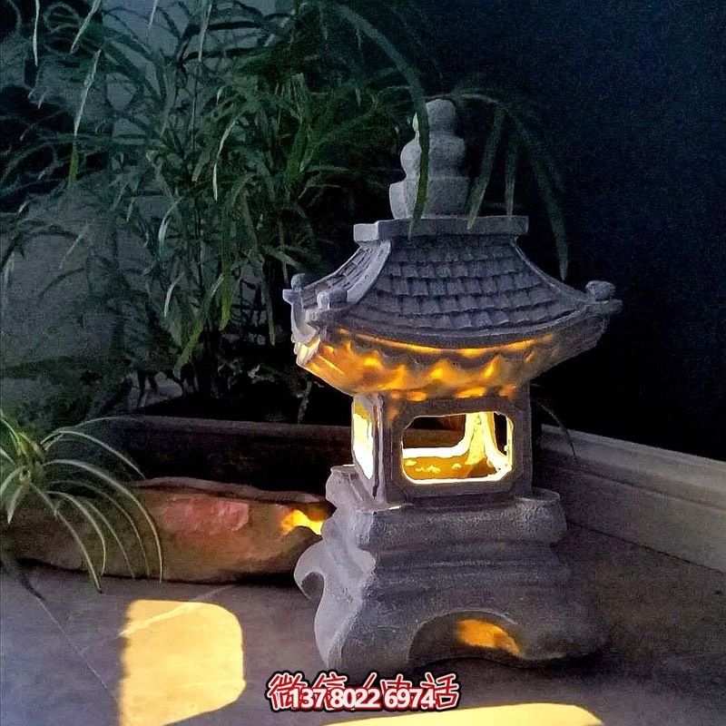 日式風(fēng)落地宮燈，創(chuàng)意裝飾庭院室內(nèi)擺件