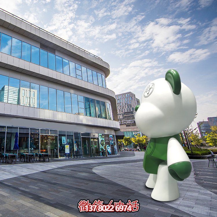 玻璃鋼創意熊雕塑，點亮商場卡通園林景觀