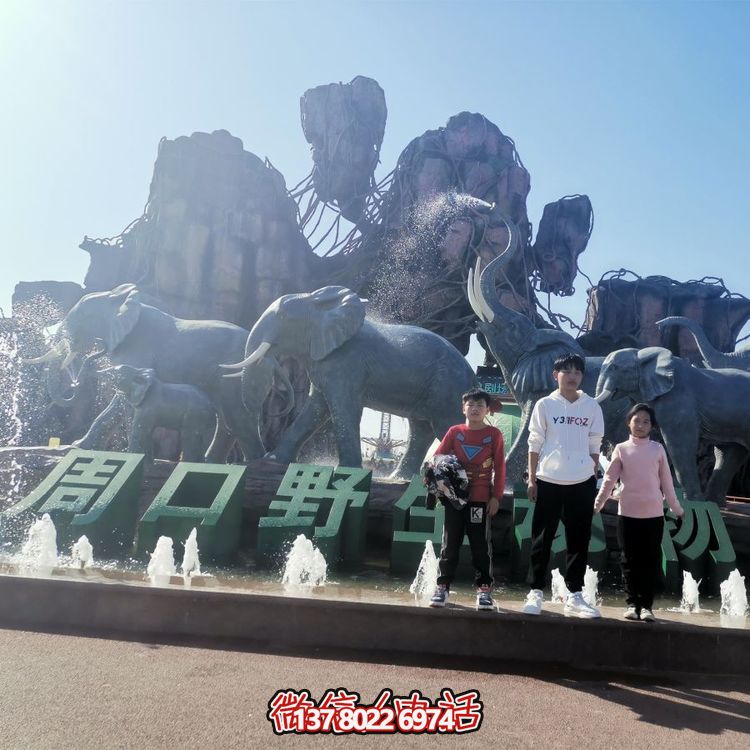 美麗的戶外玻璃鋼雕塑，引領景觀主題