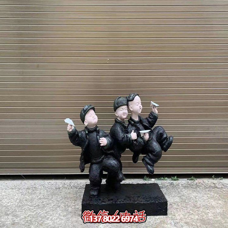 多彩玻璃鋼景觀擺件，添加卡通戶外兒童樂趣