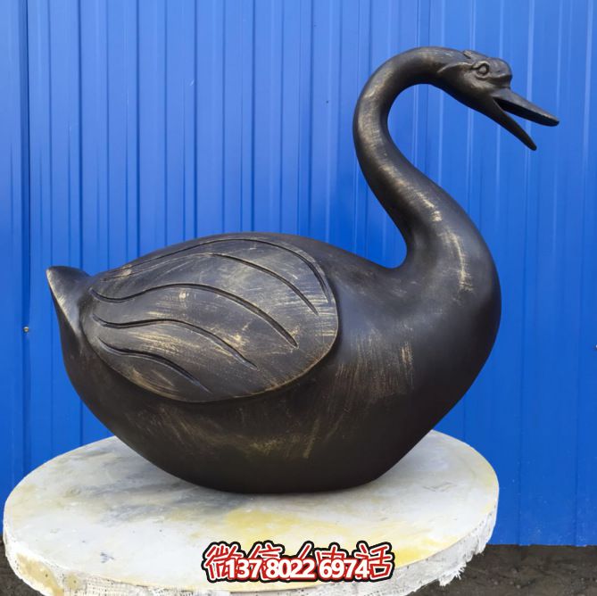 不銹鋼雕塑，休息時讓湖邊更美麗——天鵝雕塑