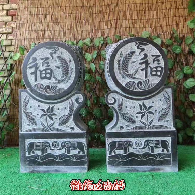 經(jīng)典園林古建青石門墩抱鼓石 經(jīng)典園林古建青石門墩抱鼓石