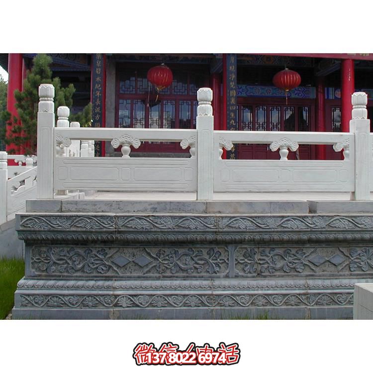 質感卓越，自然美觀的花崗巖臺階欄桿圍欄