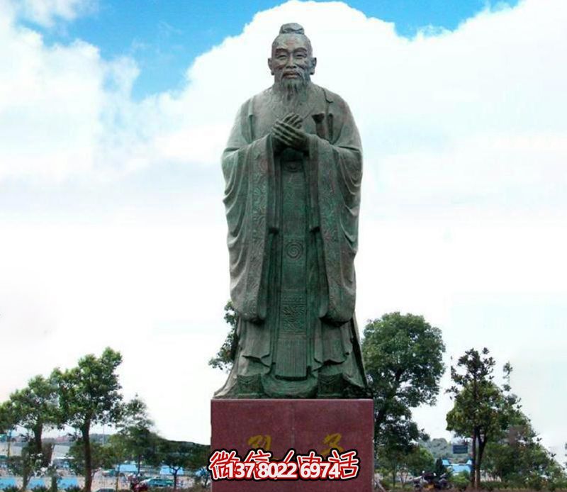孔子廣場(chǎng)文化名人玻璃鋼仿銅雕塑 孔子廣場(chǎng)文化名人玻璃鋼仿銅雕塑