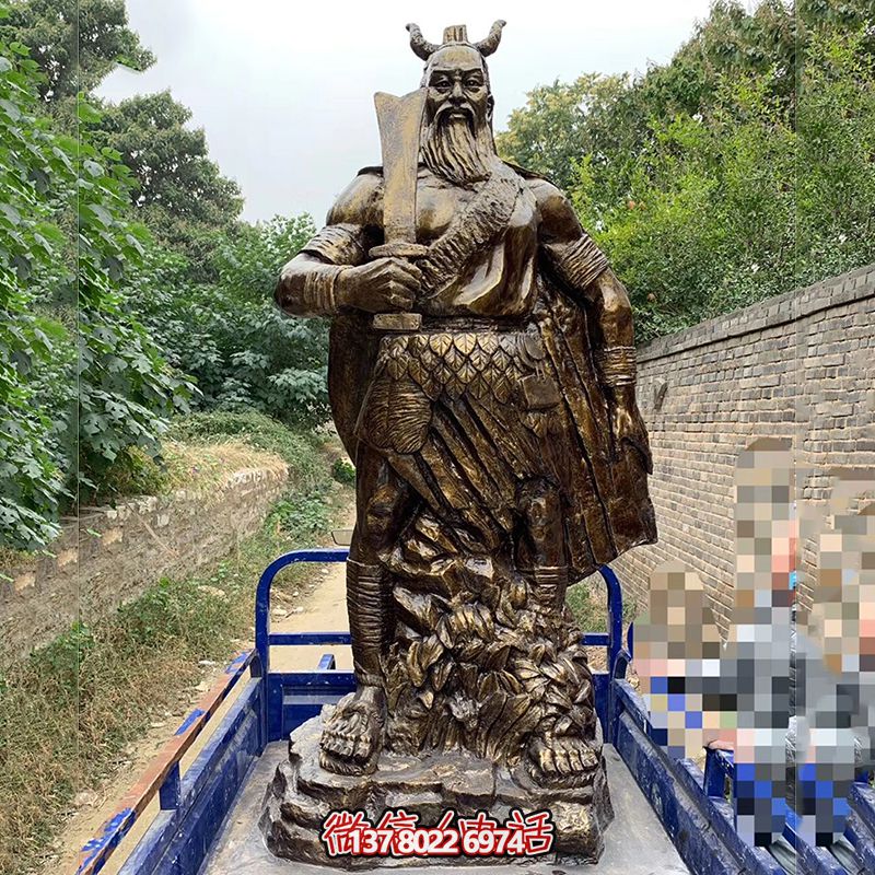 公園廣場(chǎng)擺放鑄造玻璃鋼仿銅炎帝神農(nóng)氏雕塑 公園廣場(chǎng)擺放鑄造玻璃鋼仿銅炎帝神農(nóng)氏雕塑