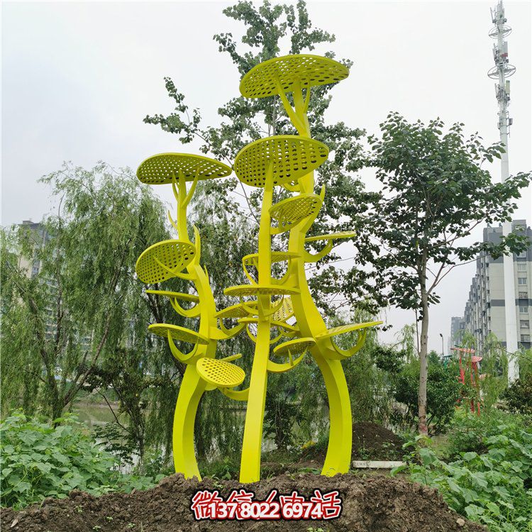 不銹鋼抽象樹(shù)，網(wǎng)狀樹(shù)葉樹(shù)冠