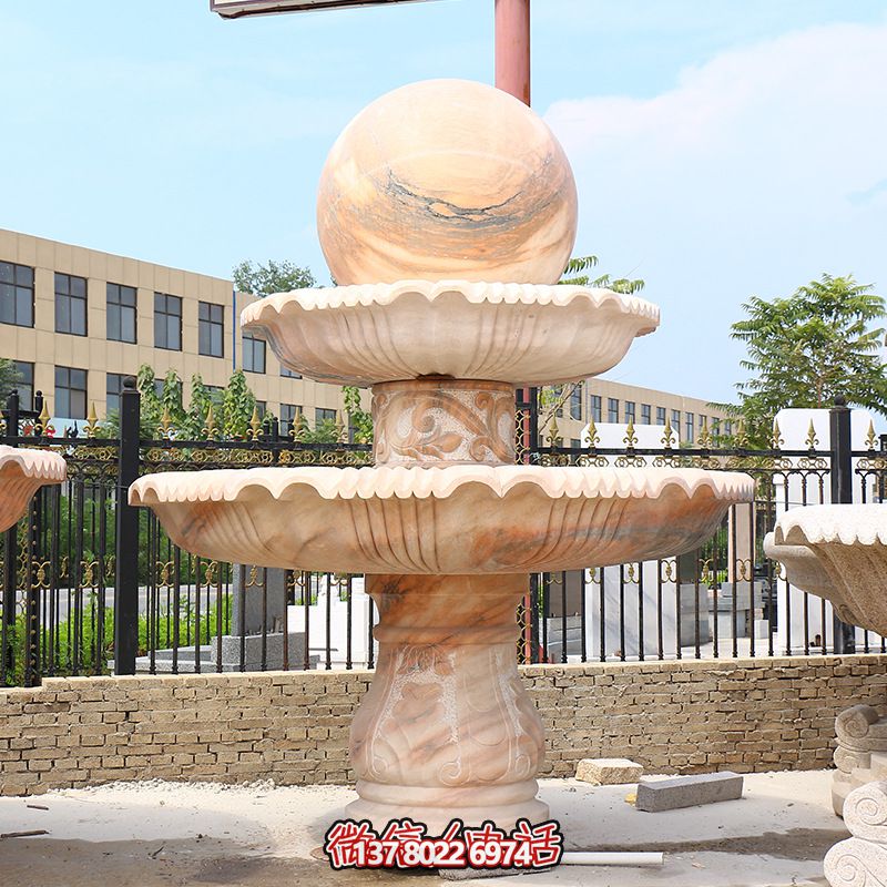 景區(qū)廣場大理石風(fēng)水球噴泉雕塑 景區(qū)廣場大理石風(fēng)水球噴泉雕塑